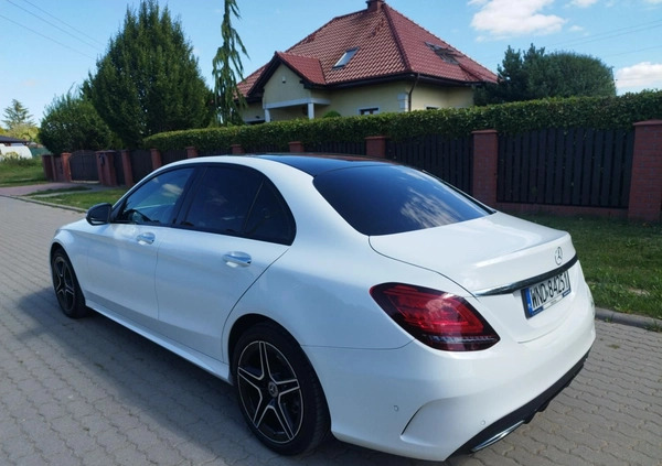 Mercedes-Benz Klasa C cena 129900 przebieg: 78580, rok produkcji 2018 z Mrągowo małe 704